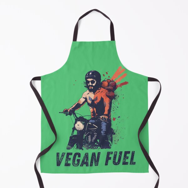 Item preview, Vegan Biker Vector Art - Man on Bike with Vegetables designed and sold by zax454.