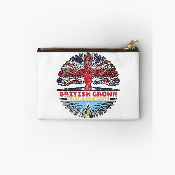 Item preview, Saint Lucia Saint Lucian British UK Tree Roots Flag designed and sold by FlagX.