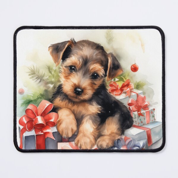 Item preview, Adorable Christmas Terrier designed and sold by Samuelsboro.
