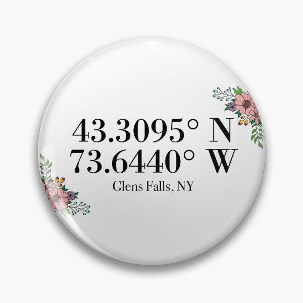 Item preview, Glens Falls, NY Coordinates designed and sold by mynameisliana.