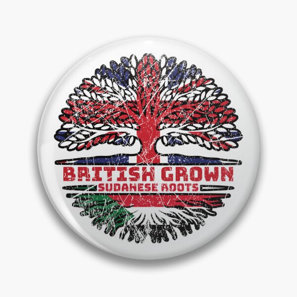 Item preview, Sudan Sudanese Uk United Kingdom British Tree Roots Flag designed and sold by FlagX.