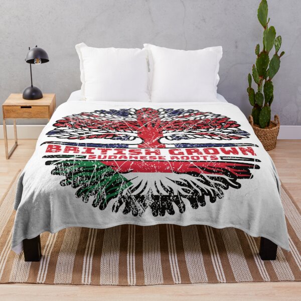 Item preview, Sudan Sudanese Uk United Kingdom British Tree Roots Flag designed and sold by FlagX.