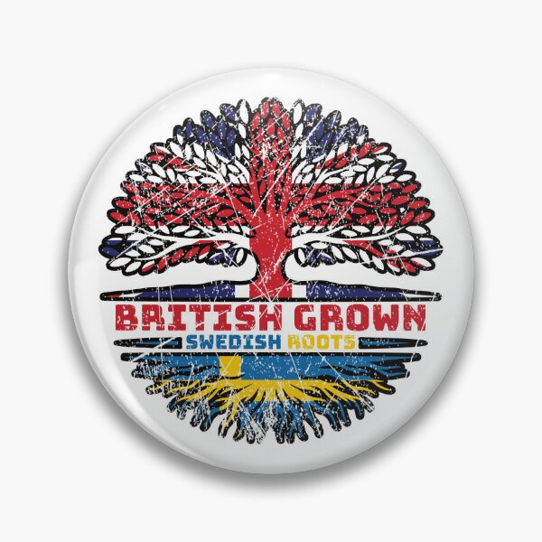 Item preview, Sweden Swedish Uk United Kingdom British Tree Roots Flag designed and sold by FlagX.