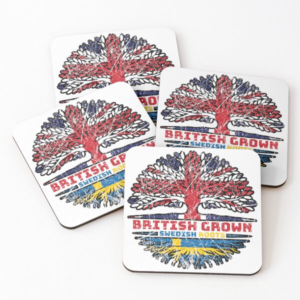 Item preview, Sweden Swedish Uk United Kingdom British Tree Roots Flag designed and sold by FlagX.