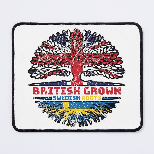 Item preview, Sweden Swedish Uk United Kingdom British Tree Roots Flag designed and sold by FlagX.