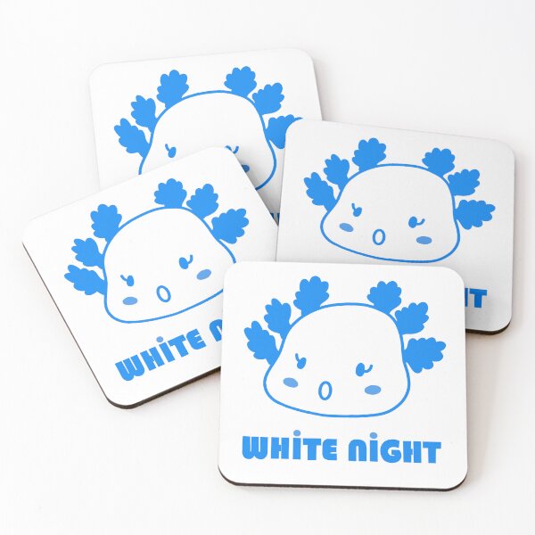 Item preview, WHITE NIGHT(Blue) - I am a axolotl -  Haato the Gang of Salamander-Asolotl designed and sold by lazycat14.