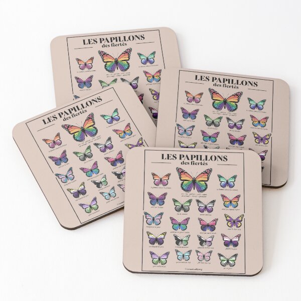 Item preview, Les Papillons des Fiertés designed and sold by cosmicallyavg.