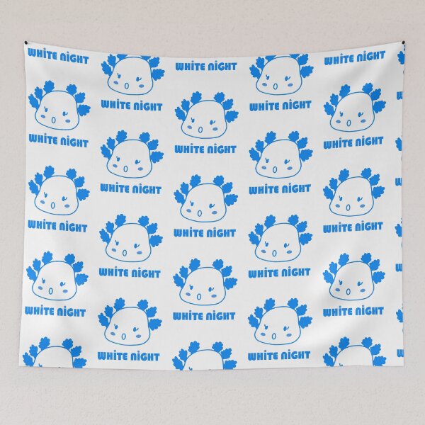 Item preview, WHITE NIGHT(Blue) - I am a axolotl -  Haato the Gang of Salamander-Asolotl designed and sold by lazycat14.