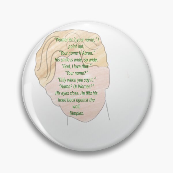 Item preview, Aaron Dimples quote designed and sold by kwishamehta.