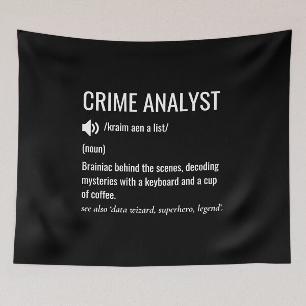 Item preview, Crime Analyst Definition designed and sold by sydney-syder.