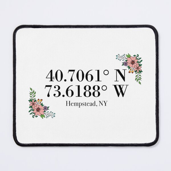 Item preview, Hempstead, NY Coordinates designed and sold by mynameisliana.