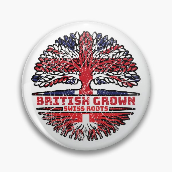 Item preview, Switzerland Swiss Uk United Kingdom British Tree Roots Flag designed and sold by FlagX.