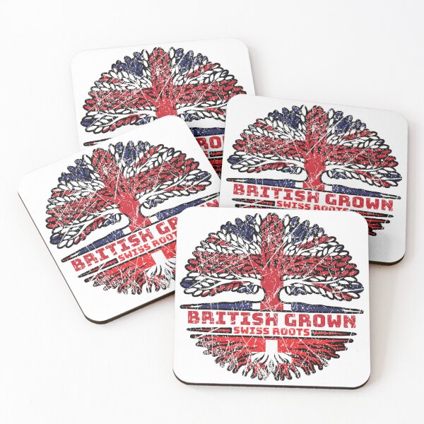 Item preview, Switzerland Swiss Uk United Kingdom British Tree Roots Flag designed and sold by FlagX.