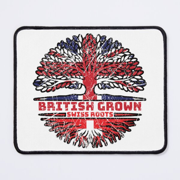 Item preview, Switzerland Swiss Uk United Kingdom British Tree Roots Flag designed and sold by FlagX.