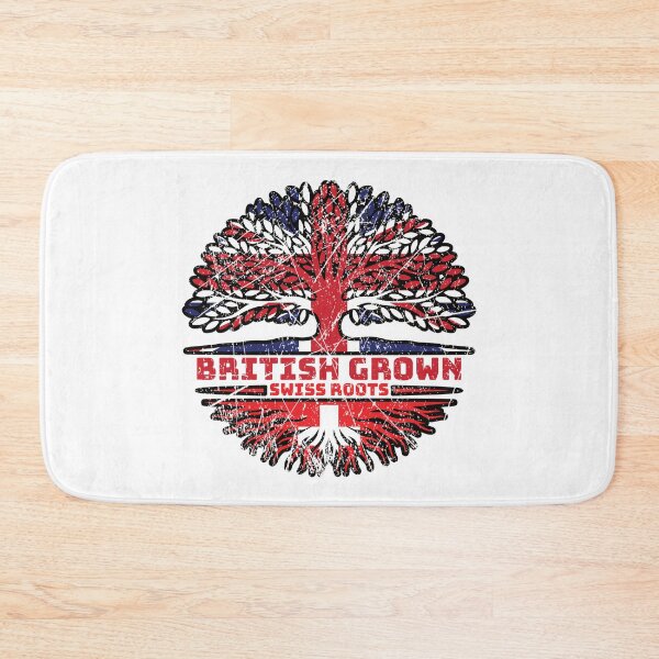 Item preview, Switzerland Swiss Uk United Kingdom British Tree Roots Flag designed and sold by FlagX.