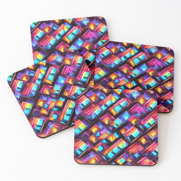 Item preview, Abstract Colorful Jeweled Pattern designed and sold by calibrit.