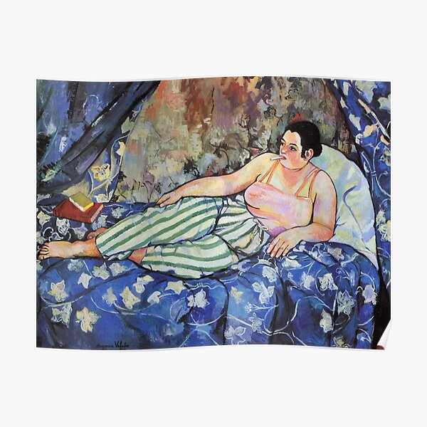 Vintage Suzanne Valadon 1923 - The Blue Room Fine Art Poster