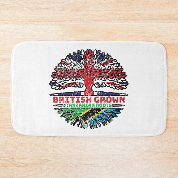 Item preview, Tanzania Tanzanian Uk United Kingdom British Tree Roots Flag designed and sold by FlagX.