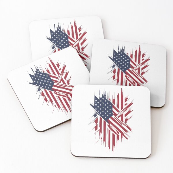 Item preview, Cool Modern Patriotic American Flag designed and sold by PlanetMarker.