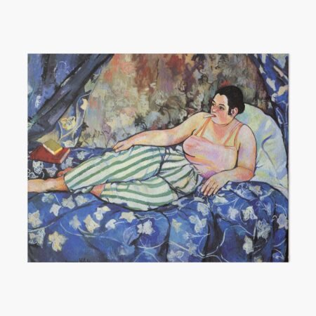 Vintage Suzanne Valadon 1923 - The Blue Room Fine Art Art Board Print