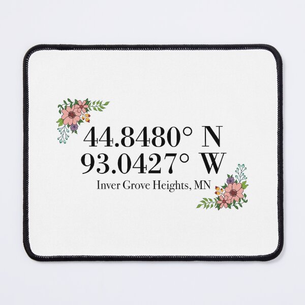 Item preview, Inver Grove Heights, MN Coordinates designed and sold by mynameisliana.