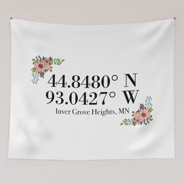Item preview, Inver Grove Heights, MN Coordinates designed and sold by mynameisliana.