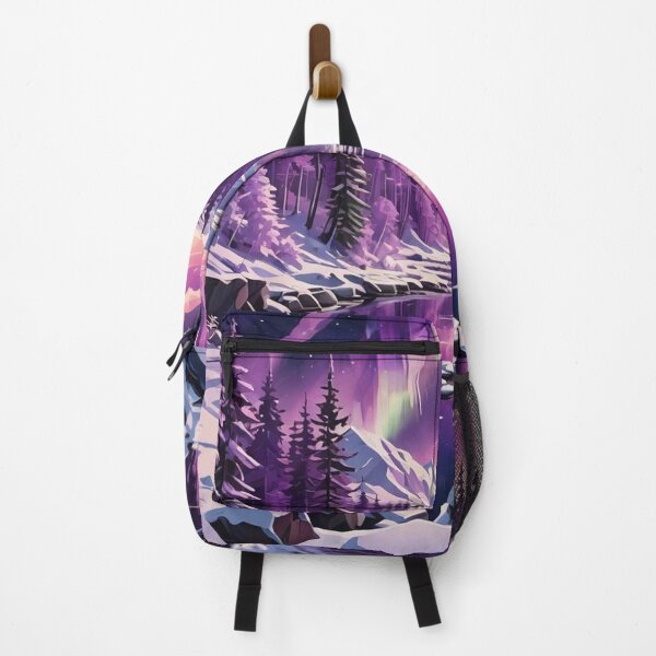 Item preview, Purple Northern Lights Alaskan Winter Nights designed and sold by DeadPanDesigns.