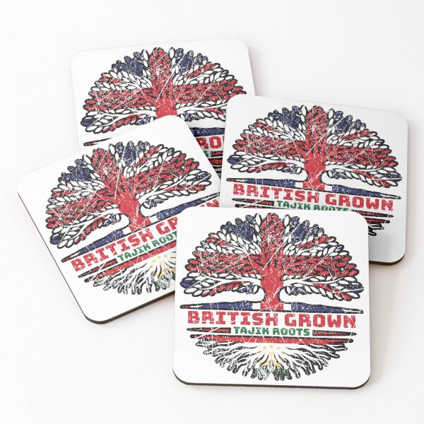 Item preview, Tajikistan Tajik British UK Tree Roots Flag designed and sold by FlagX.