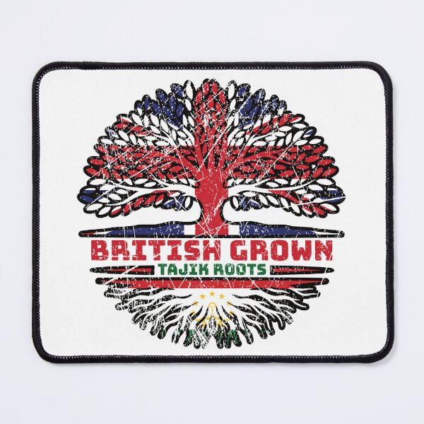 Item preview, Tajikistan Tajik British UK Tree Roots Flag designed and sold by FlagX.