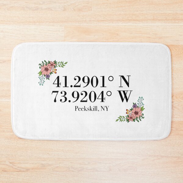 Item preview, Peekskill, NY Coordinates designed and sold by mynameisliana.