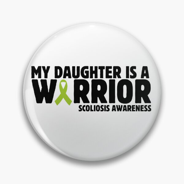 Item preview,  Daughter is a Warrior Scoliosis Awareness designed and sold by Idontwannaknow.