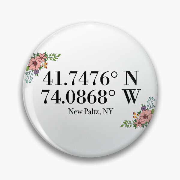 Item preview, New Paltz, NY Coordinates designed and sold by mynameisliana.