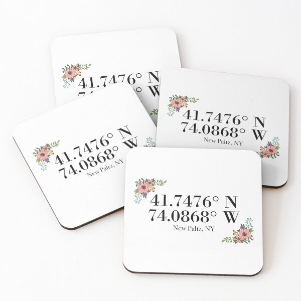 Item preview, New Paltz, NY Coordinates designed and sold by mynameisliana.