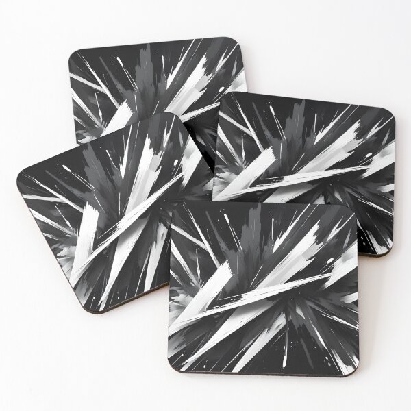 Item preview, Abstract White on Black Design designed and sold by papi1998.