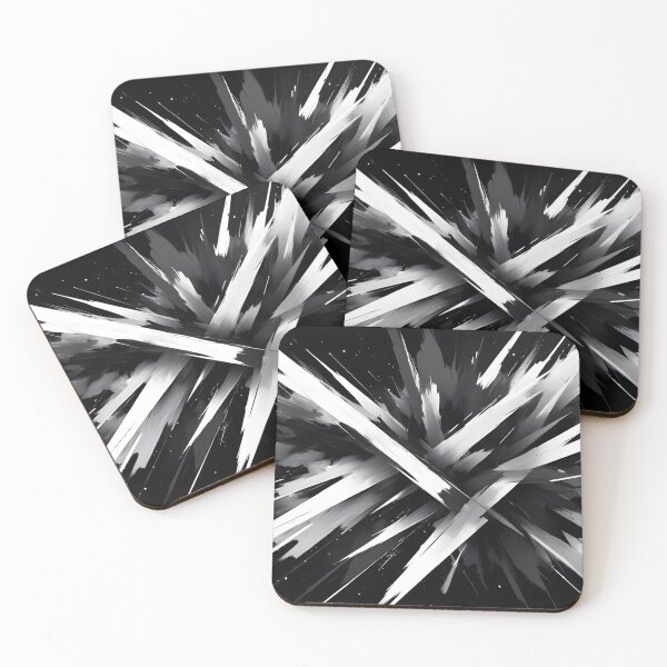Item preview, Abstract White on Black Design designed and sold by papi1998.