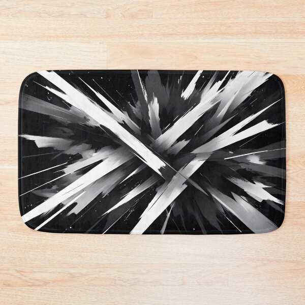 Item preview, Abstract White on Black Design designed and sold by papi1998.