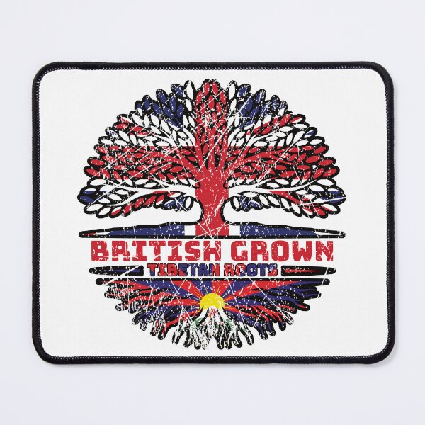 Item preview, Tibet Tibetan British UK Tree Roots Flag designed and sold by FlagX.