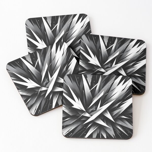 Item preview, Abstract White on Black Design designed and sold by papi1998.