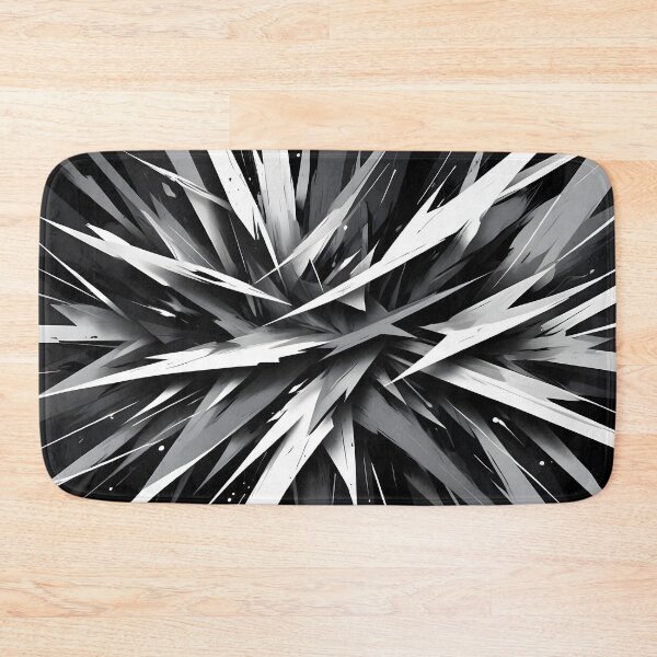 Item preview, Abstract White on Black Design designed and sold by papi1998.