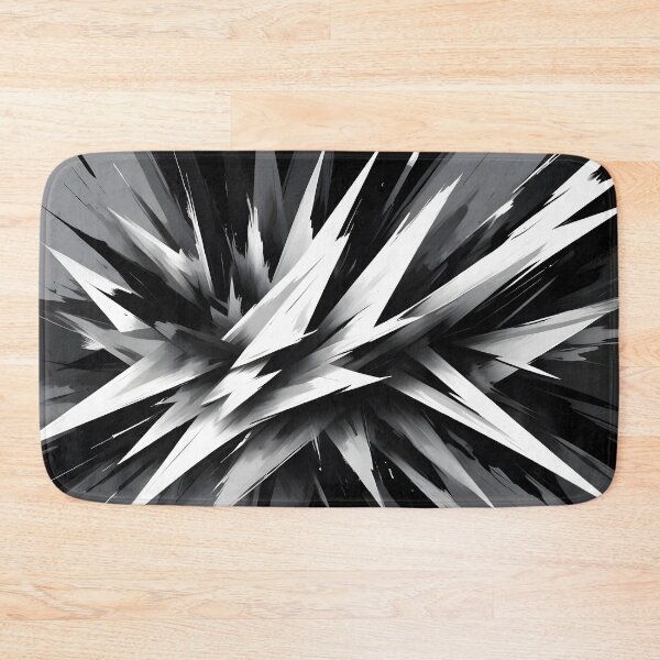 Item preview, Abstract White on Black Design designed and sold by papi1998.