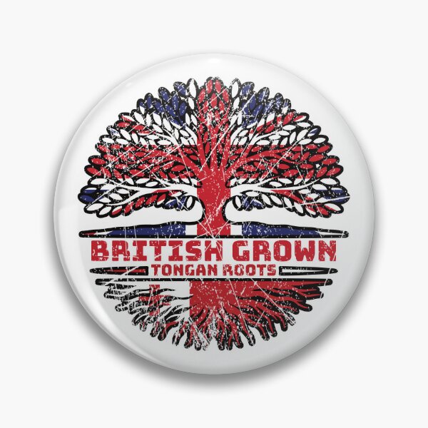 Item preview, Tonga Tongan Uk United Kingdom British Tree Roots Flag designed and sold by FlagX.