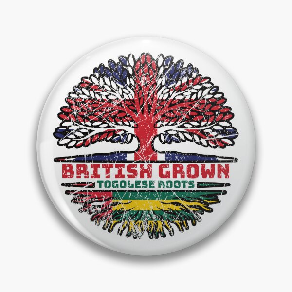 Item preview, Togo Togolese British UK Tree Roots Flag designed and sold by FlagX.