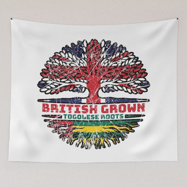 Item preview, Togo Togolese British UK Tree Roots Flag designed and sold by FlagX.
