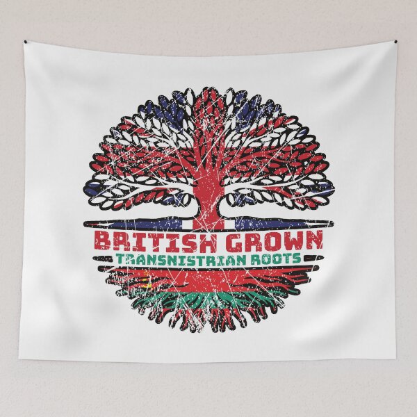 Item preview, Transnistria Transnistrian British UK Tree Roots Flag designed and sold by FlagX.