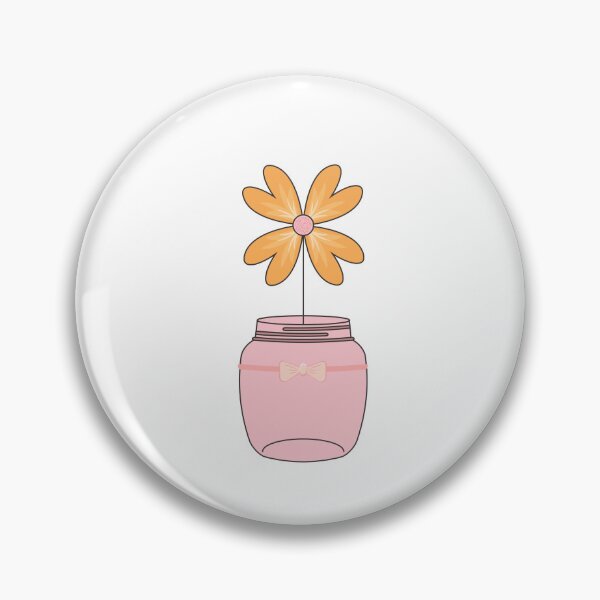 Item preview, Mason jar with flowers designed and sold by Nice En.