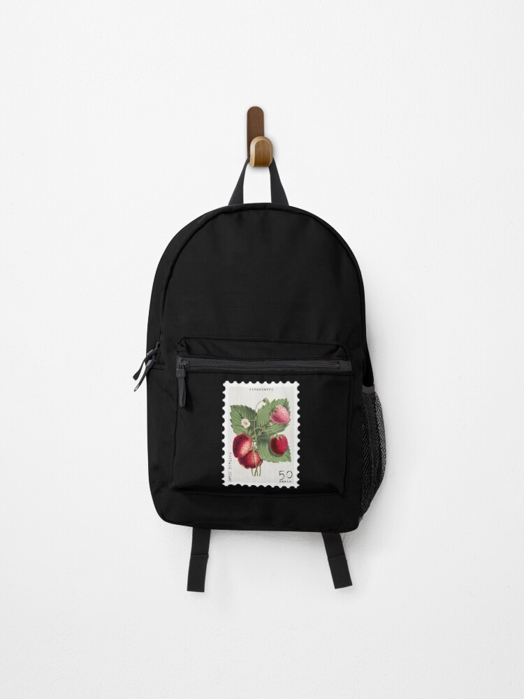 Thumbnail 1 of 3, Backpack, Strawberry Stamp designed and sold by RabbitK.