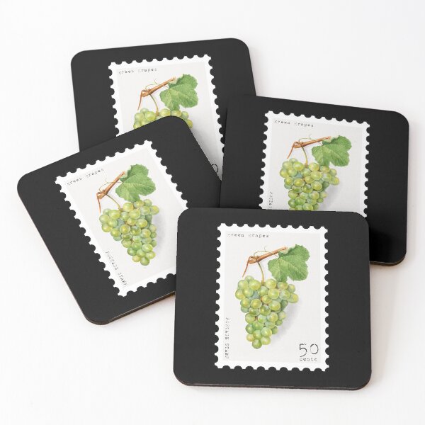 Item preview, Green Grapes Stamp designed and sold by RabbitK.