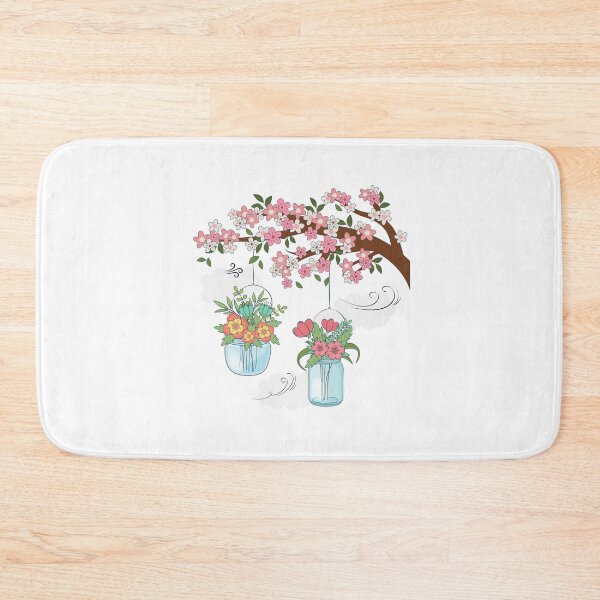 Item preview, Mason jar with flowers designed and sold by Nice En.