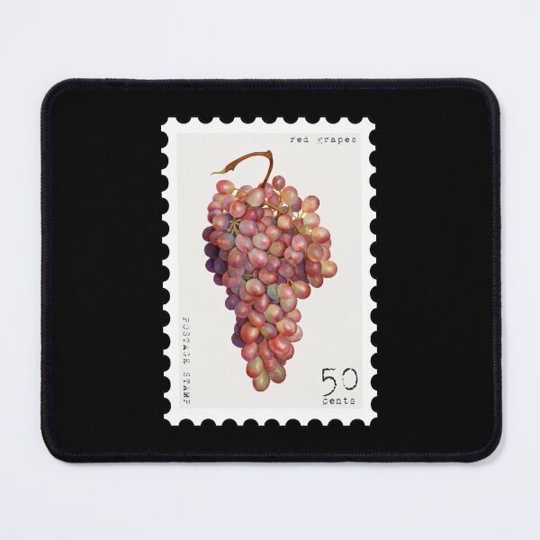 Item preview, Red Grapes Stamp designed and sold by RabbitK.