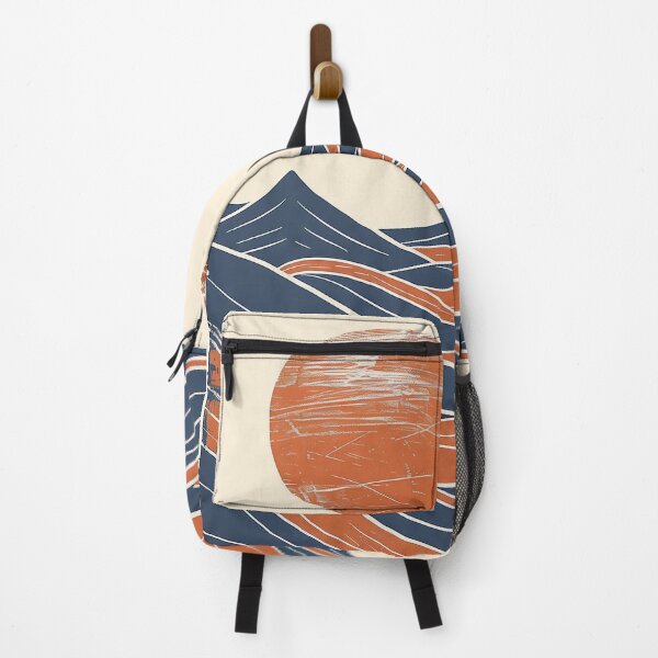 Item preview, Abstract Sunset Over Waves designed and sold by Retrocranio.